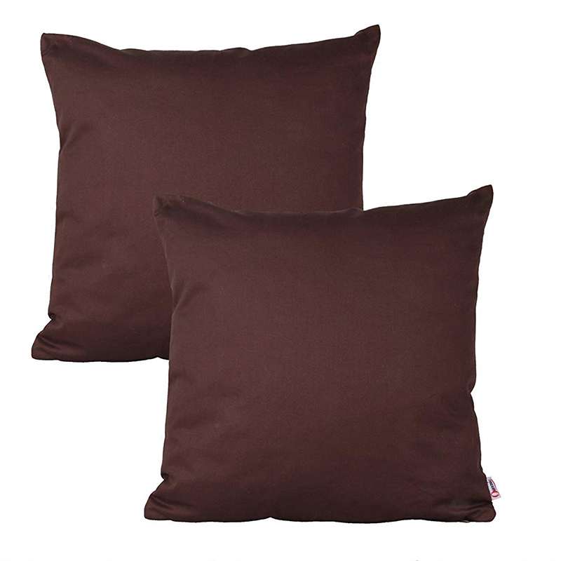 Chocolate Brown Pillow. Brown Throw Pillow 18 Inch Silk Pintuck Cushion  Cover Custom Made. 